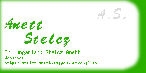 anett stelcz business card